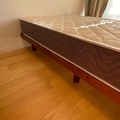ニトリ ベッドフレーム&マットレスセット シングルサイズ(引取り限定)の画像