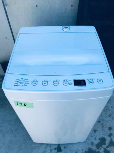✨2018年製✨190番TAG label ✨全自動電気洗濯機✨AT-WM45B‼️