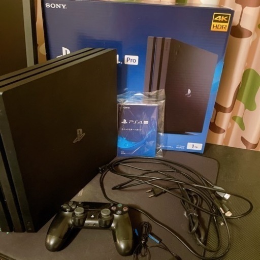 PS4pro 1TB 動作確認済み フルセット 箱付き 