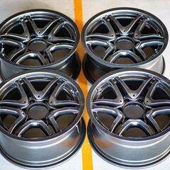 【良品】JAOS VICTRON ASTELLA CM-02 17x8J+25 6穴139.7 4本