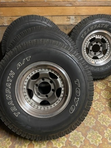 値下げ　31X10.5R15 トーヨー　トランパス　オールテレーン　6穴　139.7