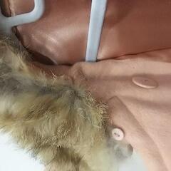 冬用 サーモンピンク色 コートの画像