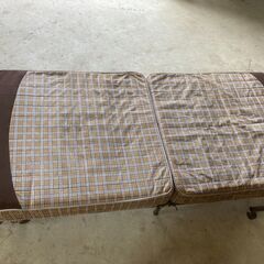 折り畳みベッド チェック柄  最終値下げです！