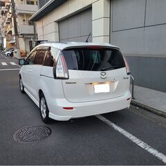 プレマシー20S　H21後期モデル　車検4/12　走行86000ｋ　純正ＨＤＤナビ＆フルセグＴＶ　カラーバックカメラ　ＥＴＣ　両側パワースライドドア　社外リップスポイラー　キセノン＆フォグ　15ＡＷ　7人乗の画像