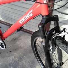 マウンテンバイク VIKING BIKE 27.5インチ 18段変速 レッド新品