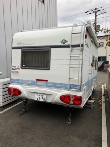 キャンピングトレーラー　hobby 牽引免許不要❗️