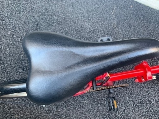 20型　折り畳み自転車　赤