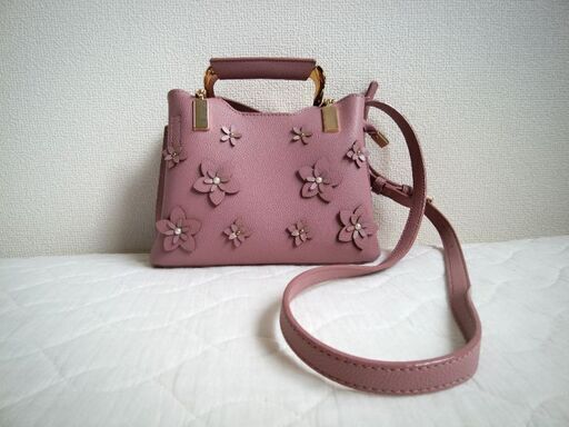 WILLSELECTION ウィルセレクション 2way ショルダーバッグ ハンドバッグ お花