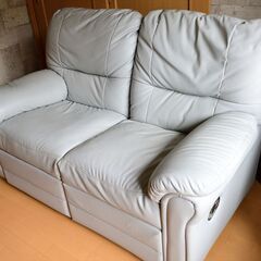 二人掛け　リクライニングソファー