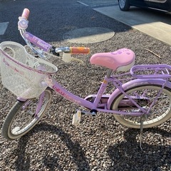 子供　自転車　18インチ　補助輪、ヘルメット付