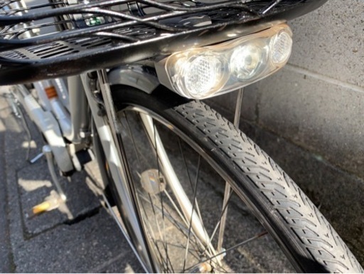 【電動自転車】ヤマハ　パス　4ah新品バッテリー付き　26インチ　シルバー　若林自転車　膳所店　SALE❗️