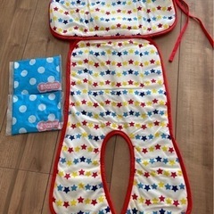 受け渡し決定済 ベビーカー用　夏用シート　柔らか保冷剤-2個付き
