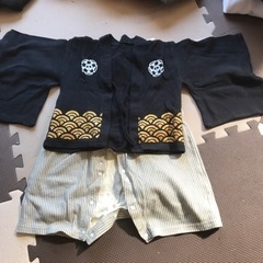 【ありがとうございました‼️】80センチ　袴ロンパス　お正月　節句に