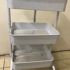 【決まりました】★中古★キッチンワゴン★3段ラック★キャスター付き★