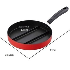 フライパン (センターエッグ トリプルパン) ガス火専用の画像