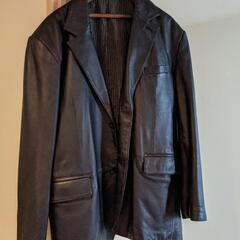 レザージャケット4L　メンズ　黒