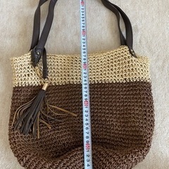 編みトートバッグ の画像