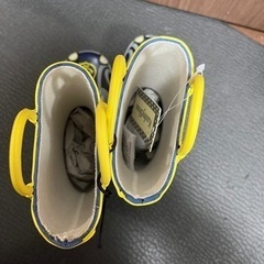 新品タグ付き　パトカー　長靴　レインブーツ　14cmの画像