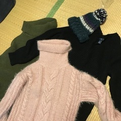 取引決定❣️まとめて！LＬサイズセーター3枚とニット帽マフラー❣️激安