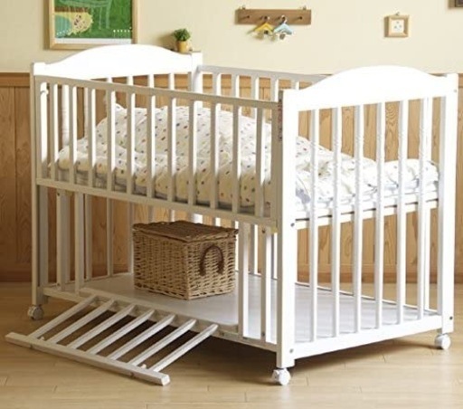 スリーピー　エリーゼ　ベビーベッド　ホワイト　白