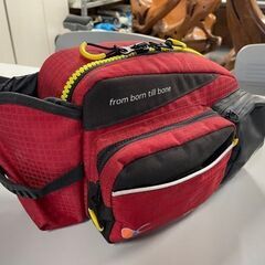 引き取り限定！mazume レッドムーンウエストバッグ