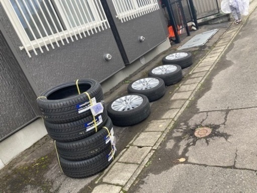 LS600 後期19インチ純正ホイールと新品タイヤ