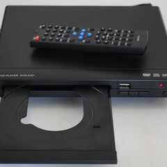 ■アズマ 小型DVDプレーヤー DVD-2151 接続AVケーブル、リモコン付■動作確認済の画像