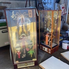 弁慶、馬の大将。日本人形。破魔矢。の画像