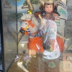弁慶、馬の大将。日本人形。破魔矢。の画像