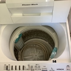 日立 7．0kg全自動洗濯機　白い約束　リサイクルショップ宮崎屋　佐土原店　21.11.14Fの画像