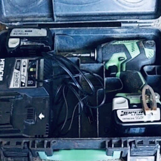 HITACHI＊コードレスインパクトドライバー＊グリーン