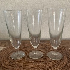 フルートグラス３個セット(お譲り先が決まりました)