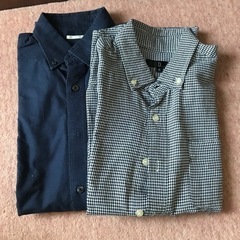 メンズシャツ長袖＆半袖シャツ差しあげます。