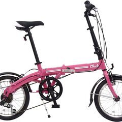 美品　CHACLE　16 インチ 6段　ノーパンク　重量12k　ピンク