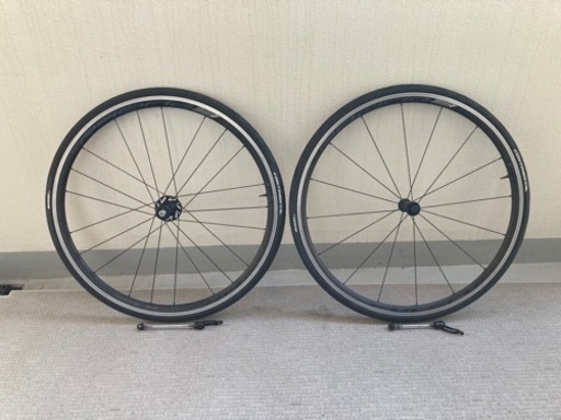 レーシング3 シマノ 11速 リム 前後セット 新品タイヤ付