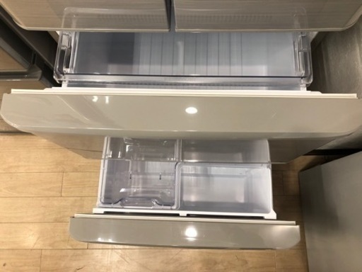安心の6ヶ月保証付き！！ SHARP 5ドア冷蔵庫 SJ-W412D-S 2018年製