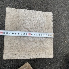 コンクリート　ブロック　9個　まとめ　現状品　小サイズ　✳︎一点からでも可の画像