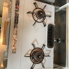 【受付終了】ガスコンロ　2口　【0円】の画像