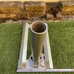 アマチュア無線　簡易アンテナポール基台　アンテナ基台　ふみたて君より頑丈の画像