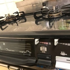 パロマ　2口ガスコンロ　都市ガス用