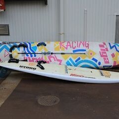 古いウィンドサーフィンの道具