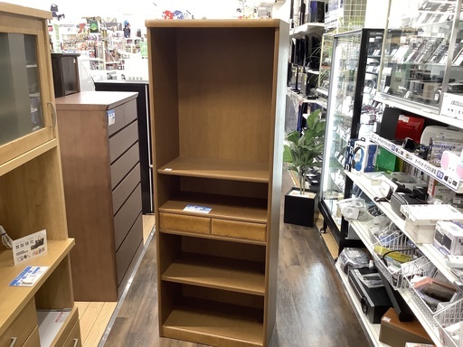 本棚　浜本工芸　ハイタイプ　ブラウン　(981) 【トレファク野田】