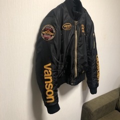 VANSON MA-1ライダースジャケット の画像