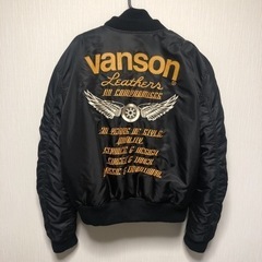 VANSON MA-1ライダースジャケット の画像