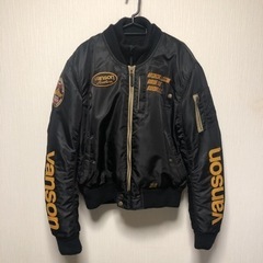 VANSON MA-1ライダースジャケット 