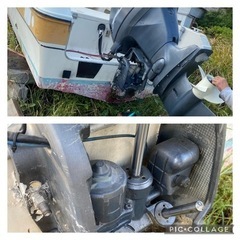 動画あり　ヤマハ　エンジンYAMAHA115馬力フォーストローク　船体YAMAHAフィッシュ24の画像