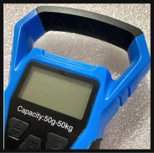 ご購入者様決定꒰未使用꒱防水デジタル測定器 青 はかり スケール  魚釣り フィッシング