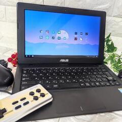 Asus 軽量ノートパソコン+新品バッテリー+ソフト多数