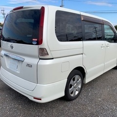誰でも分割OK  日産セレナ　平成19年式　車検4年10月　走行13万キロ　ナビ　テレビ　DVD  スマートキー　修復歴なしの画像