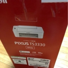 ホワイト Canon プリンター インクジェット PIXUS TS 3330の画像
